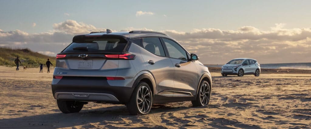 2023 Chevy Bolt EUV Parked at the Beach