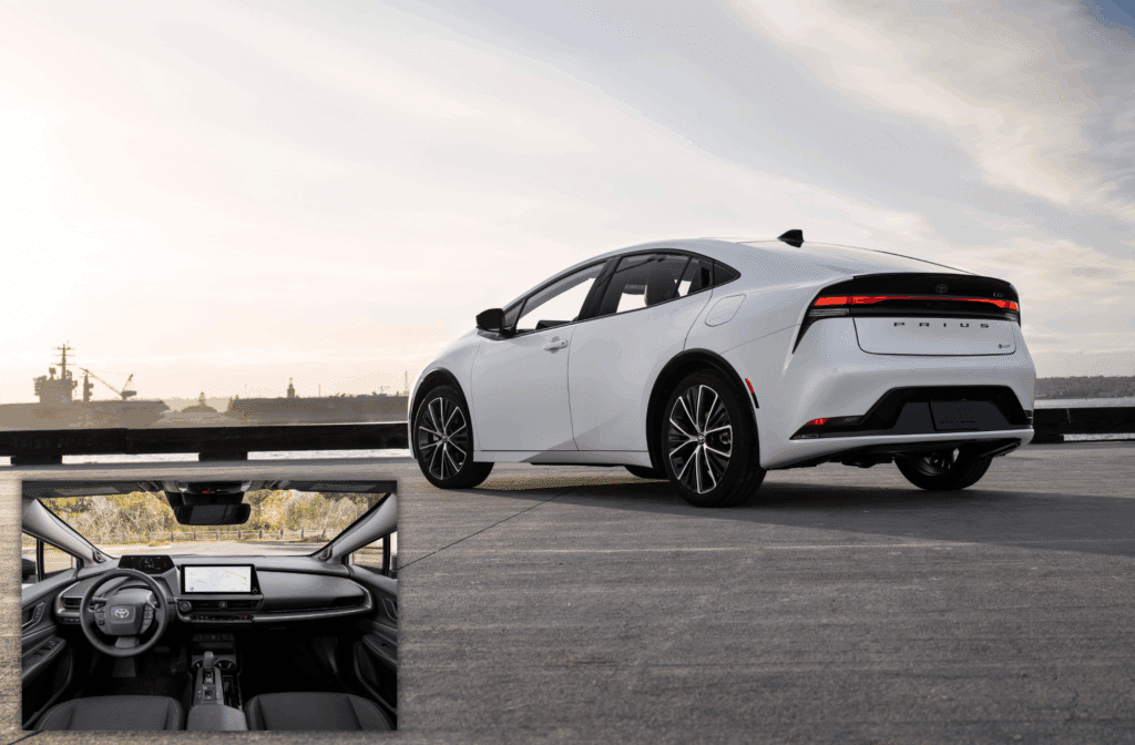 2025 Toyota Prius hatchback car Limited in Wind Chill Pearl