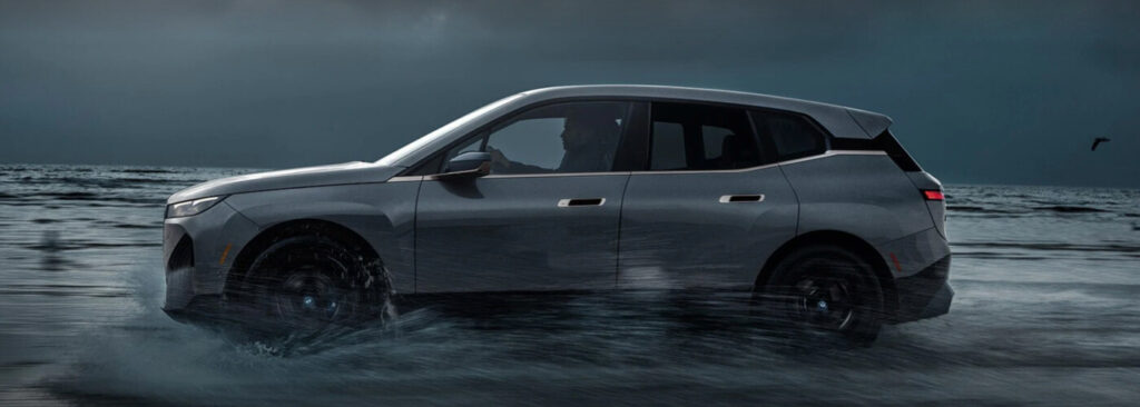 2023 BMW iX Driving through Water