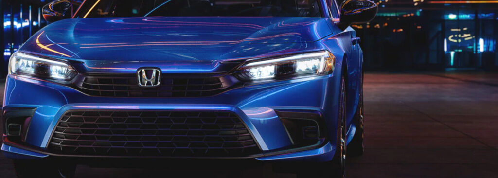 2023 Honda Civic Showing LED Headlights
