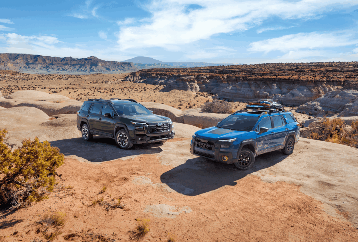2026 Subaru Outback parked near canyon