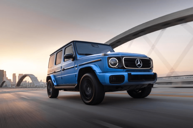 2025 Mercedes-Benz G 580 with EQ Technology in custom South Sea Blue Magno