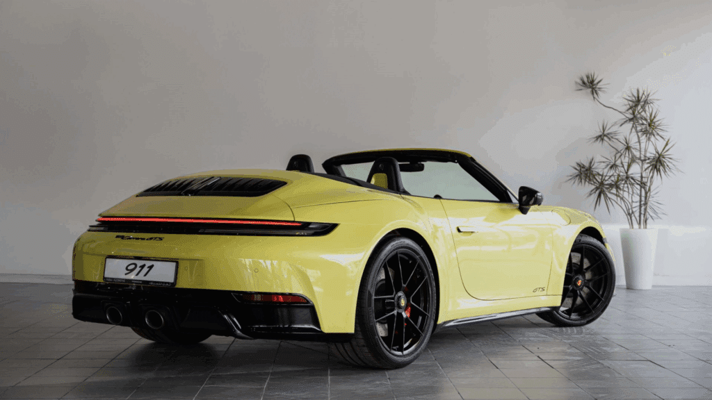 2022 Porsche 911 Carrera GTS Cabriolet in Cartagena Yellow Metallic