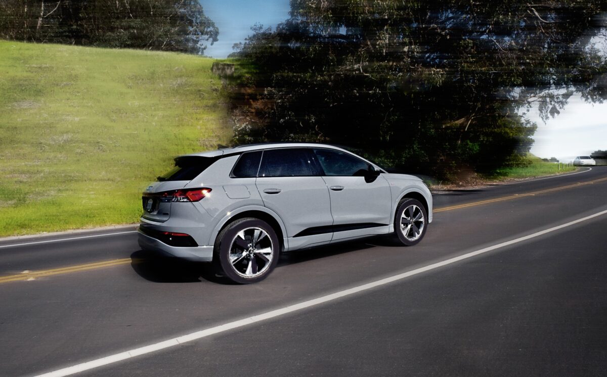 Audi Q4 etron car lease end with damage