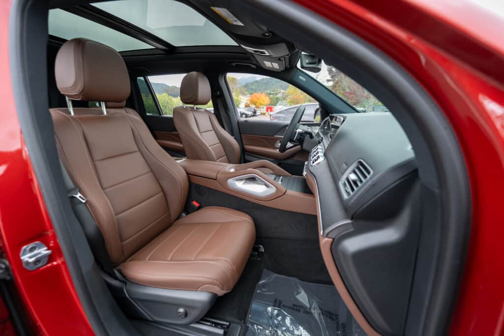 Mercedes GLS 450 best family luxury SUV with third-row seating and cargo space