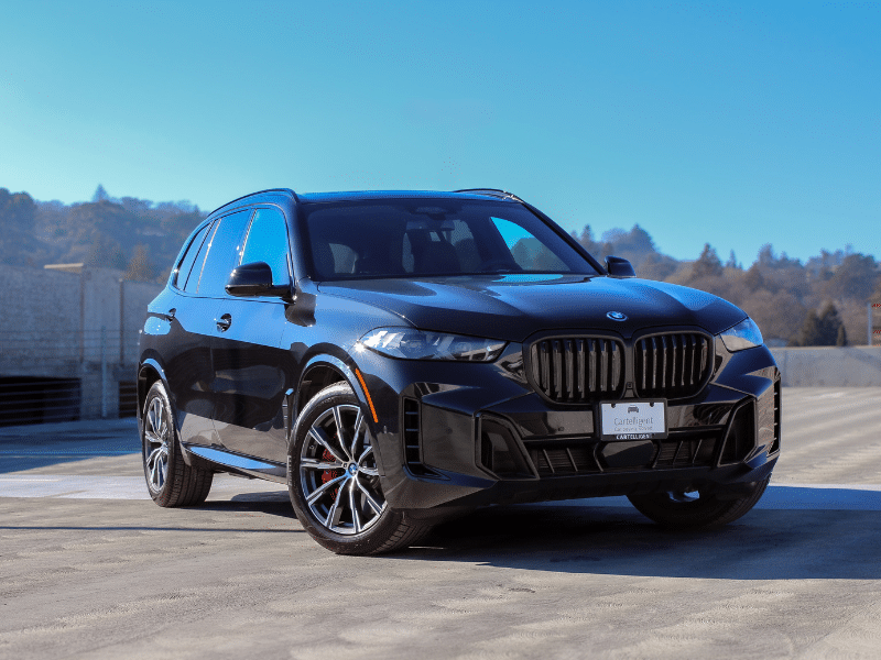 BMW X5 50e 2026 shot by Cartelligent in Sausalito, California